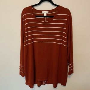 C J BANKS ROUND NECK RAYON SWEATER SIZE 3X